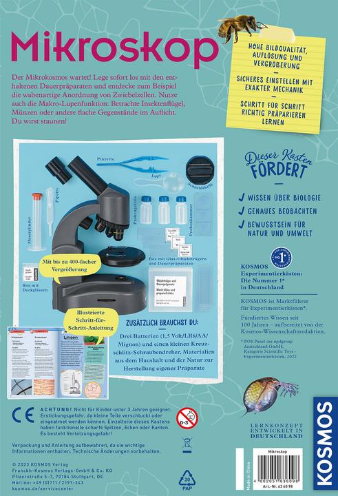 Actual product image Kosmos Microscope