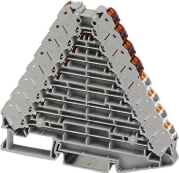 Productafbeelding Phoenix Verzamelverdeler PTRV 8 /RDWH PTRV 8 /RDWH Grijs Inhoud: 10 eenheden (3270137)