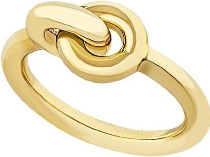 Immagine prodotto Breil - Minimalist Gold Plated Tie Up TJ347 Ring - Circuit: 52 mm (52, 925 Argento)