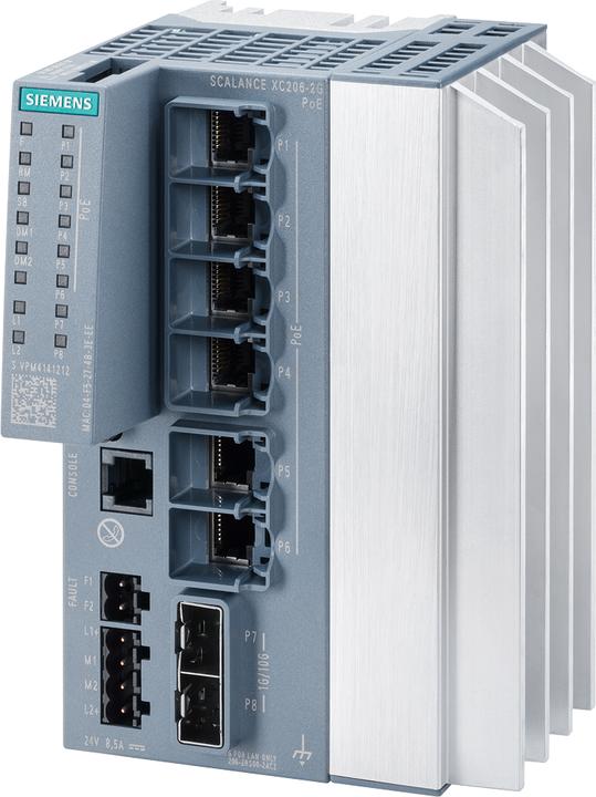 Image du produit Siemens SIEM 6GK5206-2RS00-2AC2 SCALANCE XC206-2 (6 Ports)