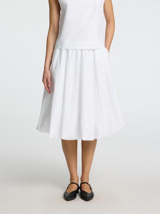 Actual product image Selected Femme Bubble Hem Midi Skirt (38)