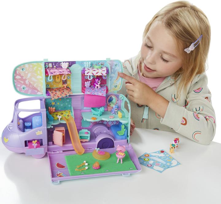 Immagine prodotto My Little Pony Mini World Magic Mare Stream, Set di gioco per camper