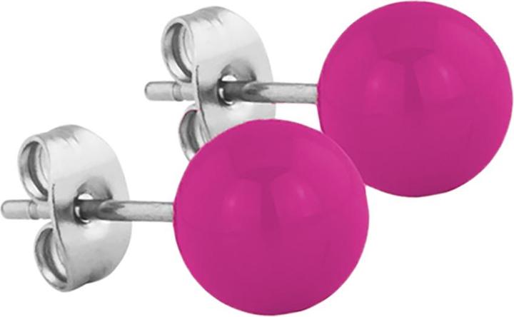Produktbild Star Piercing Ohrstecker violett Kugel (Chirurgenstahl 316L, ohne Messing)