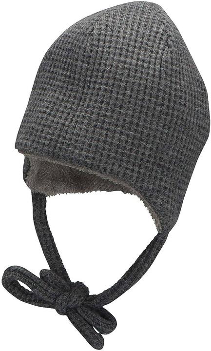 Actual product image Sterntaler Winter Hat Waffle Look Smoke Grey Gr. 41 (41)