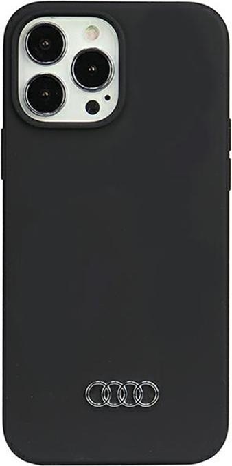Produktbild Audi Silicone Case iPhone 13 Pro Max 6.7" czarny/black hardcase AU-LSRIP13PM-Q3/D1-BK (Apple iPhone 13 Pro Max)