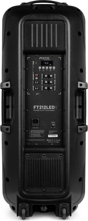 Produktbild Fenton Speaker Bluetooth - FT212LED MK2 karaoke box met LEDâ€™s, accu en microfoons - (Aktiv)