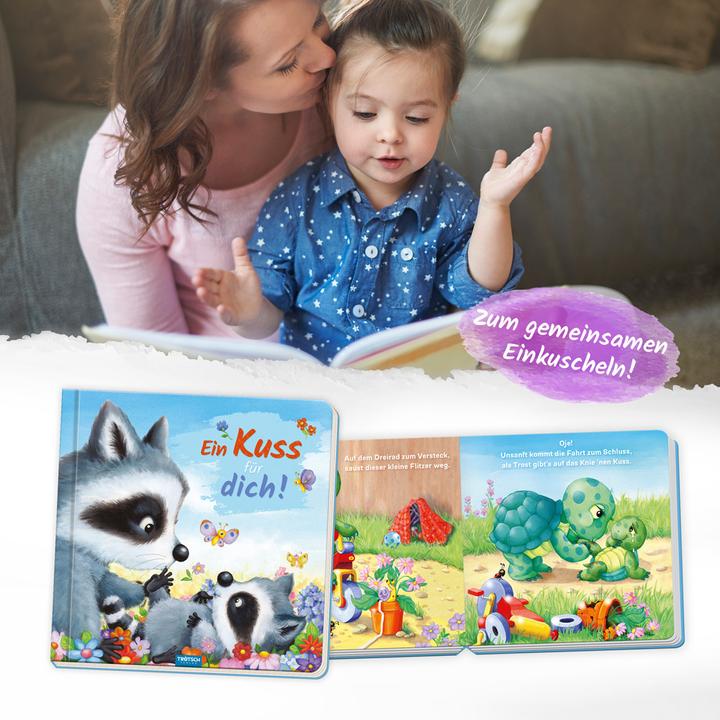 Produktbild Pappenbuch mit Reimen Ein Kuss für dich! (Deutsch, Trötsch Verlag GmbH & Co.KG, 2023)