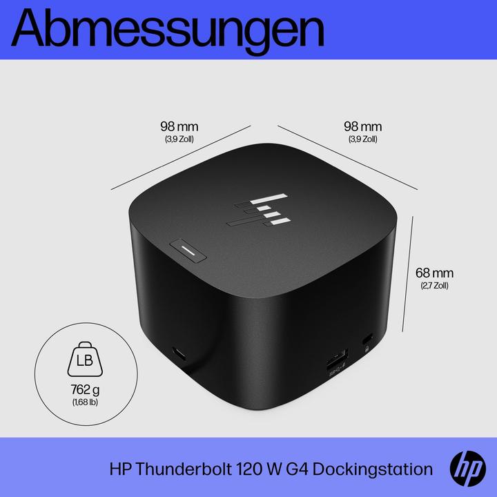 Produktbild HP Thunderbolt 120 W G4 Dock (Thunderbolt)