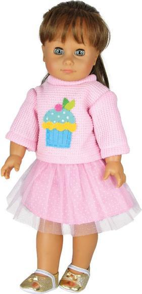 Immagine prodotto Heless Ballerine oro taglia 38-45 cm Ballerine glitter, 1 paio, passante per il tallone, da 3 anni