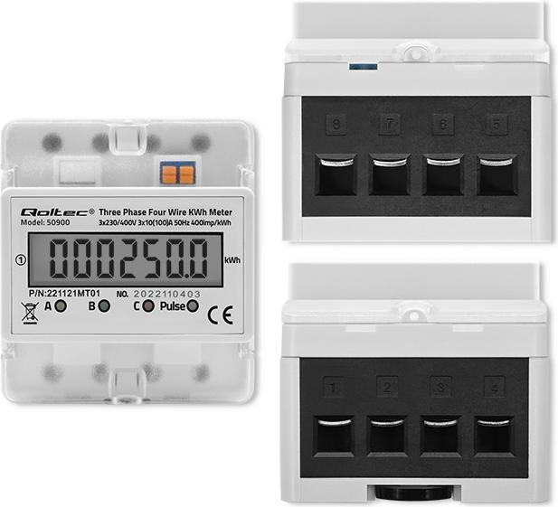 Actual product image Qoltec Energy consumption meter