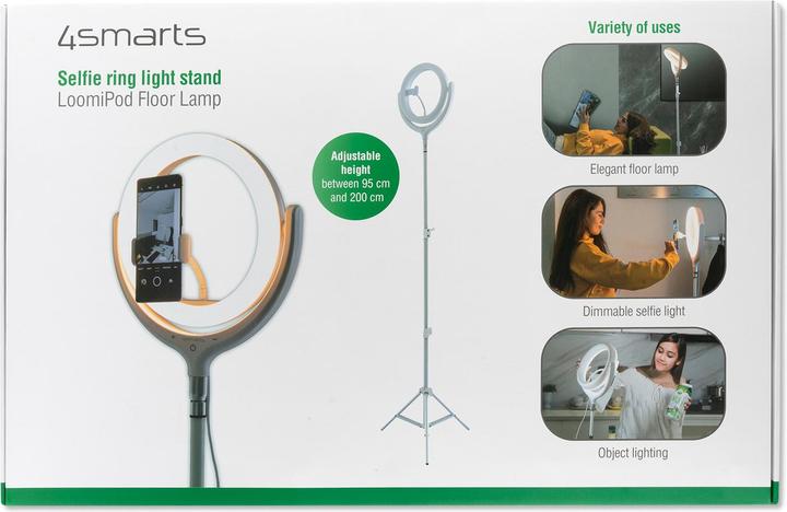 Actual product image 4smarts Videoleuchte Selfie LoomiPod (Ring light)