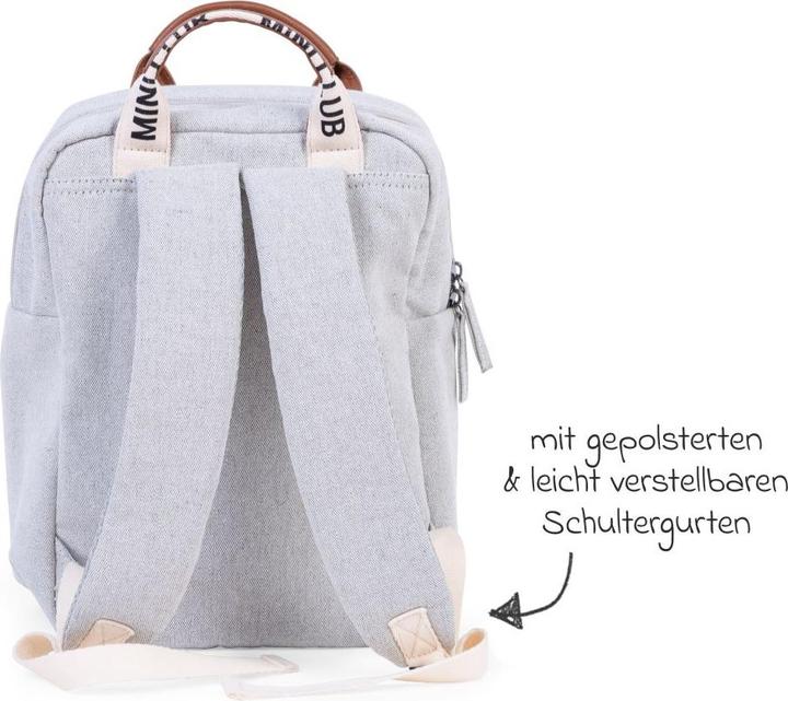 Produktbild Childhome Kinderrucksack Club Signature canvas altweiss (7.40 l)