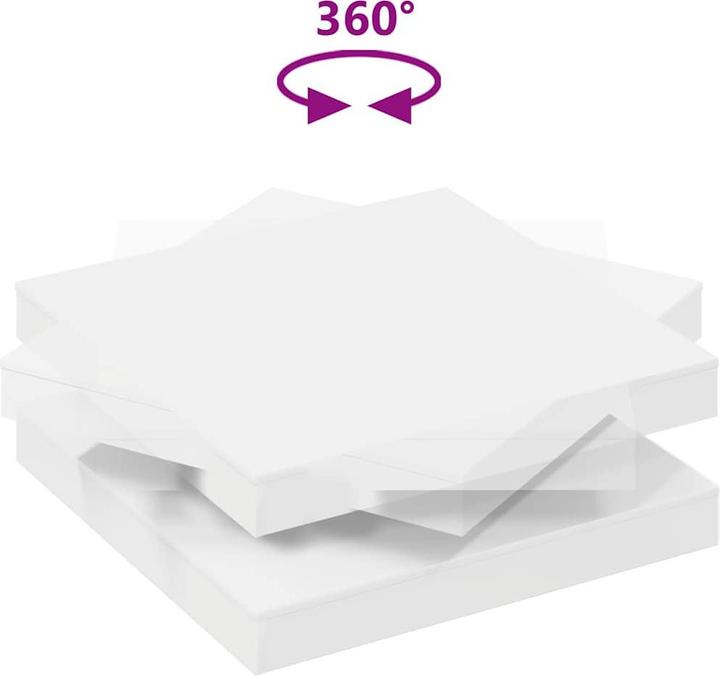 Actual product image VidaXL Swivelling coffee table (90 x 90 x 34.5 cm)