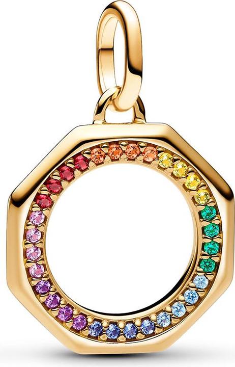 Pandora ME Regenbogen Medaillon Charm (Metall, Vergoldet)