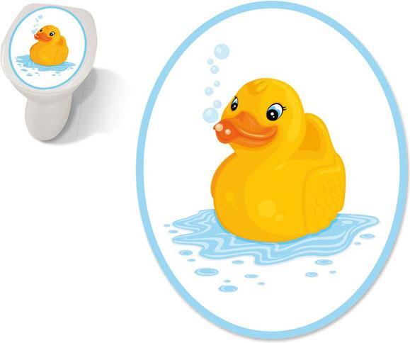 Produktbild Familie von Quast Klodeckelaufkleber - Toilet Sticker Ente