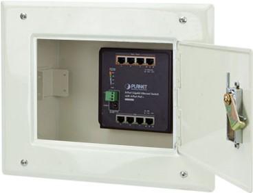 Immagine prodotto Planet Interruttore a parete IP30 8 porte Gigabit 4 porte 802.3AT POE+ da -10 a 60 C 48-56V (8 Porti)
