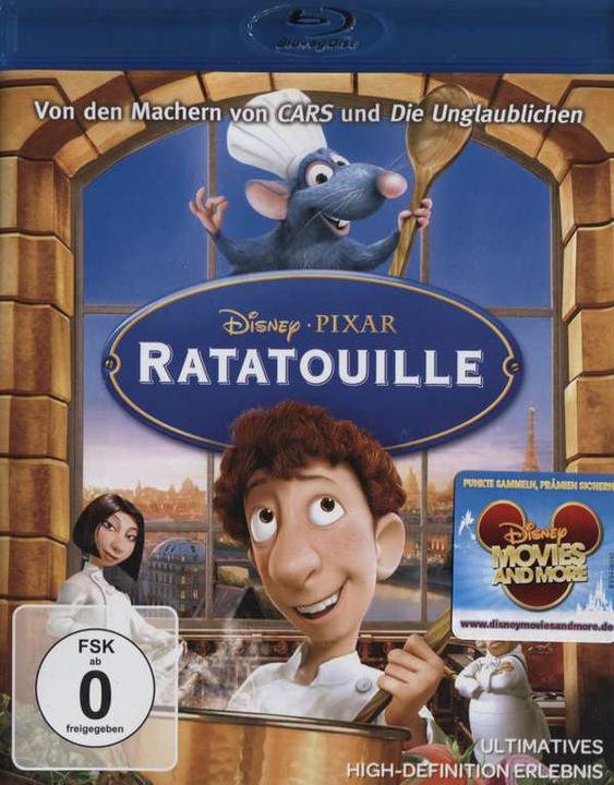 Image du produit Ratatouille (Blu-ray, 2007, Anglais, Allemand, Italien)