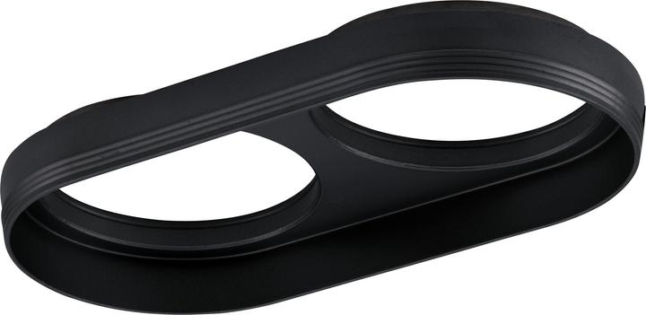 Immagine prodotto EGLO 60929 NON111/2 Telaio per intonaco 2 tondo 316x161mm nero, cromo