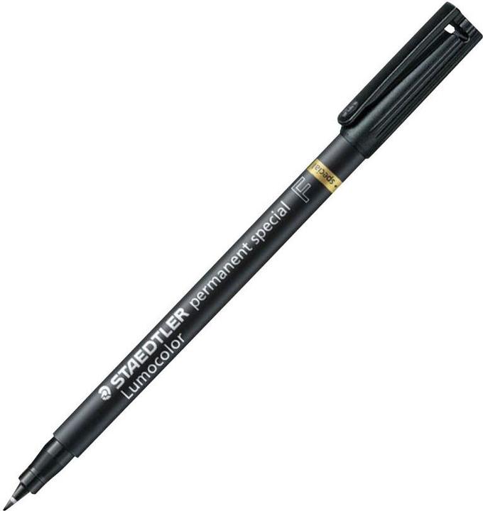 Productafbeelding Staedtler Lumocolor wasmarker (Zwart, 0.60 mm, 1 x)