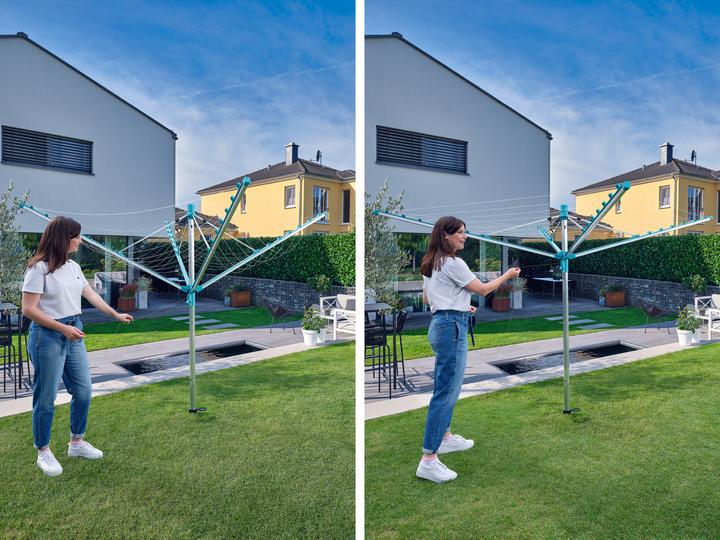 Actual product image Leifheit Linomatic 400 Easy 40 m rotary dryer (40 m)