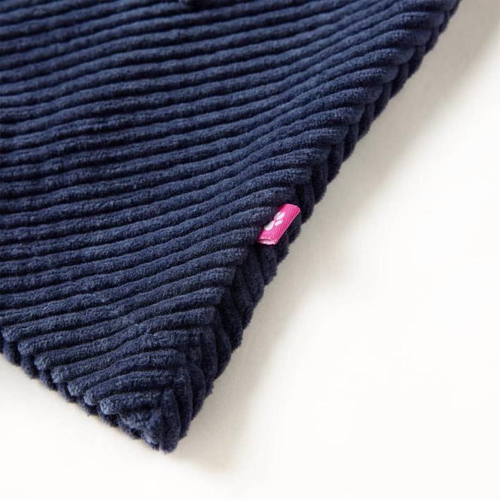 Image du produit VidaXL Jupe enfant avec poches Velours côtelé Bleu marine 92,Matière : 100 (92)