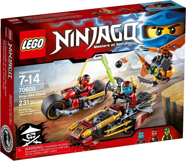 Actual product image LEGO Ninja Bike Chase (70600, LEGO Ninjago)