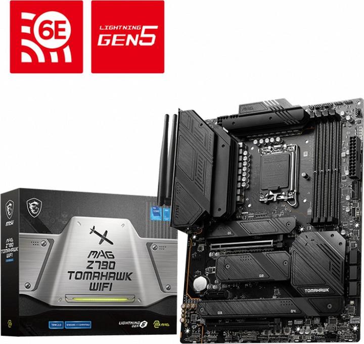 Immagine prodotto MSI MAG Z790 TOMAHAWK WIFI (LGA 1700, Intel Z790, ATX)