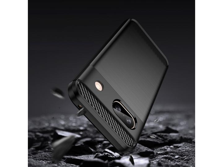 Actual product image Screenguard Carbon Brushed Soft TPU (Google Pixel 8a)