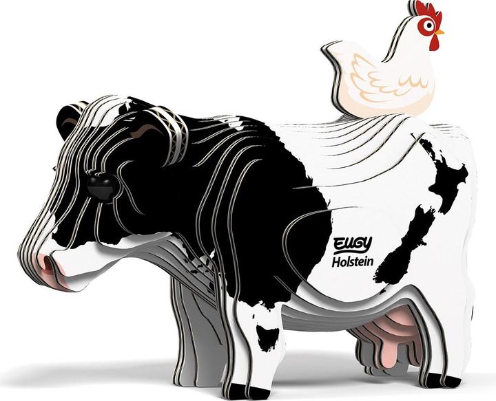 Produktbild Eugy 3D Bastelset Holstein Kuh (MQ6)