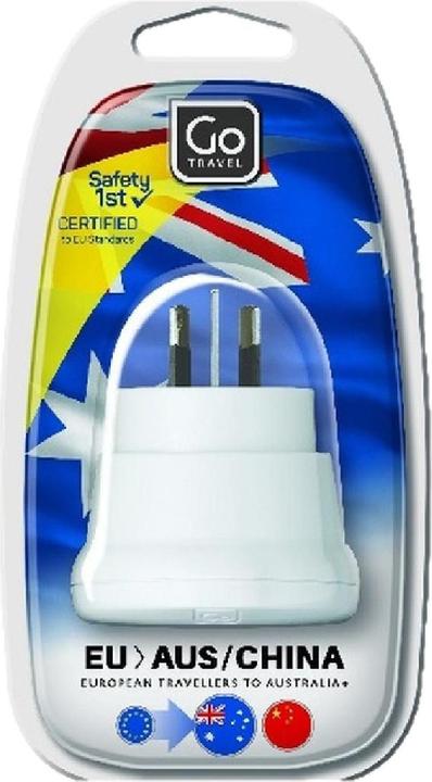 Actual product image Go Travel Adapter Europe-Australia