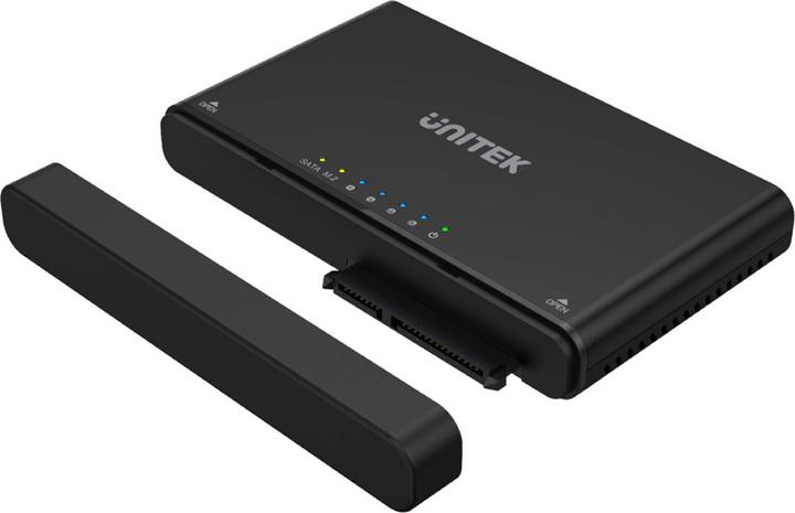 Actual product image Unitek ENCLOSURE USB-C to PCIe/NVMe M.2 SSD + SATA III Adapter with Offline Clone (M.2 2230, M.2 2240)