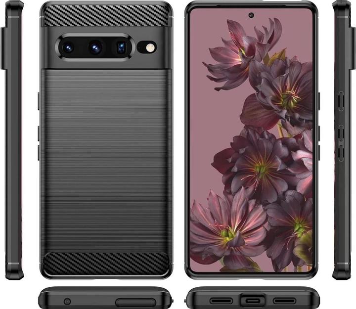 Image du produit Screenguard Google Pixel 7 Pro Cover Carbon Brushed Soft TPU (Google Pixel 7 Pro)