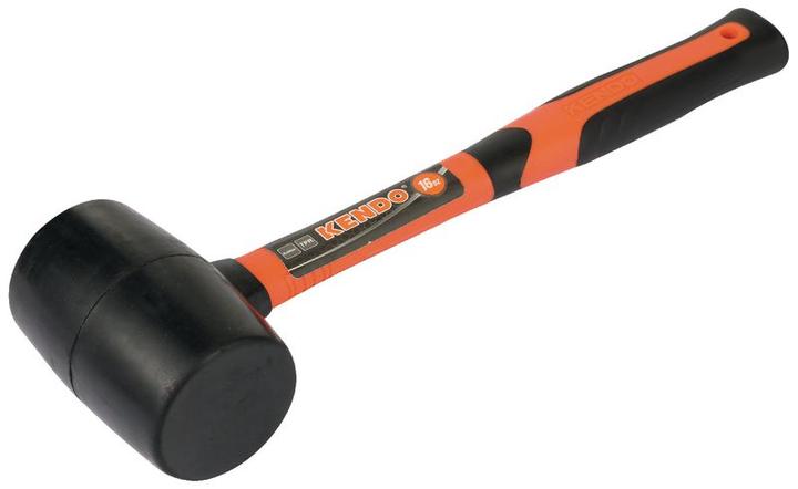 Produktbild Kendo Gummihammer mit Fiberglasstiel (450 g)