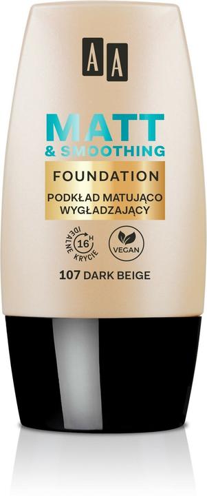 Oceanic AA Make Up Matt Foundation podkład matująco wygładzający 107 Dark Beige 30ml (107 Dark Beige)