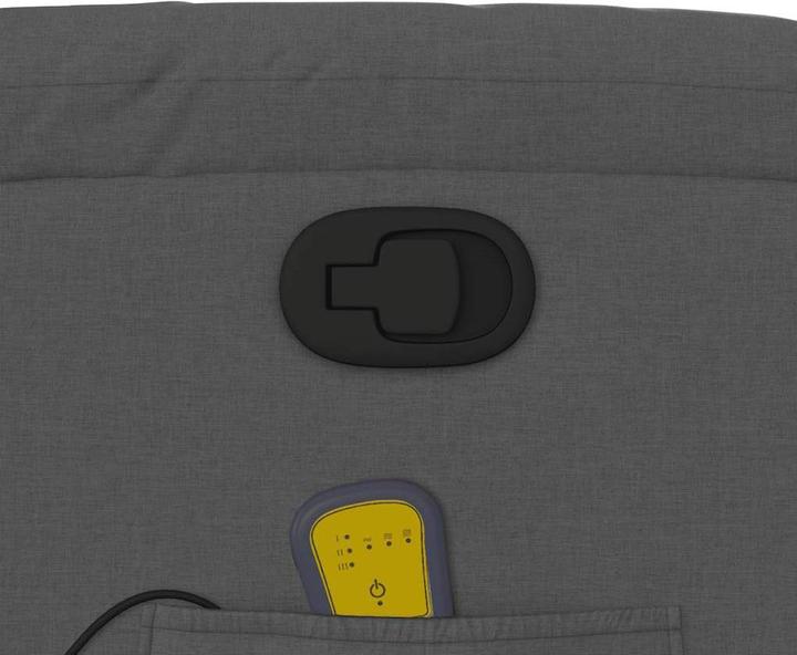Immagine prodotto VidaXL Sedia da massaggio in tessuto grigio scuro,Colore: Grigio scuro, Materiale