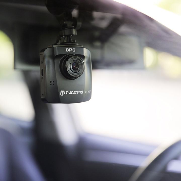 Actual product image Transcend DrivePro 250 incl. 32GB microSDHC TLC (Rechargeable battery, Built-in display, Bluetooth, Wi-Fi, GPS receiver, Full HD)