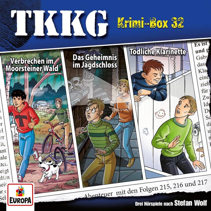 Produktbild TKKG Krimi-Box 32 (F215-217) (Stefan Wolf, Deutsch)