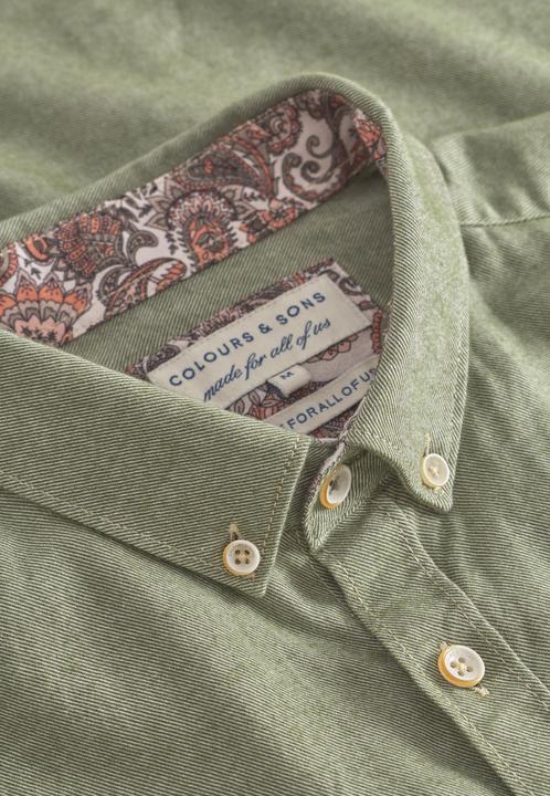 Actual product image Colours & Sons Long sleeve shirt Brushed Twill (M)