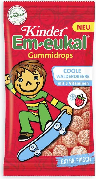 Actual product image Em-eukal Kids Gumdrops Cool Wild Strawberry 75 g (1 pcs., 75 g)