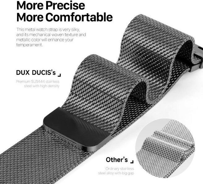 Actual product image Dux Ducis Milanese Pro Strap (40 mm, 41 mm, 38 mm, Stainless steel)