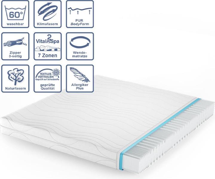 Actual product image VitaliSpa Foamy (160 x 200 cm, Foam core)