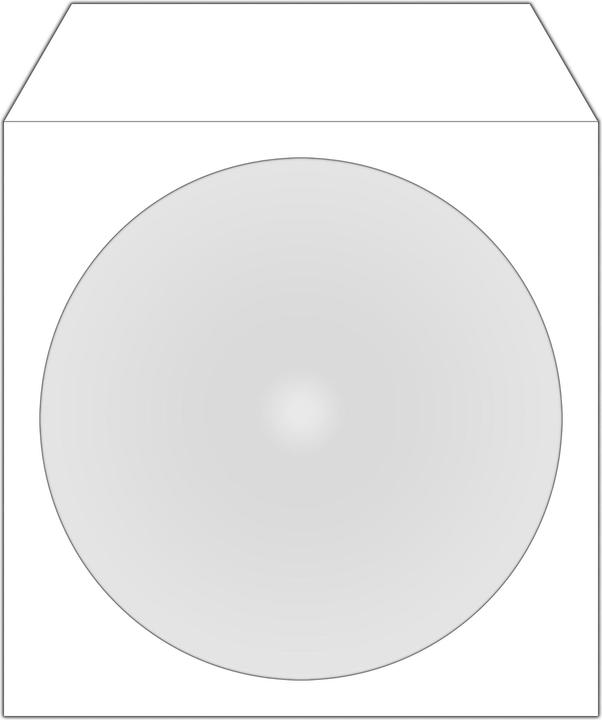 Immagine prodotto MediaRange Buste di carta per 1 disco, con patella adesiva e finestra di visualizzazione