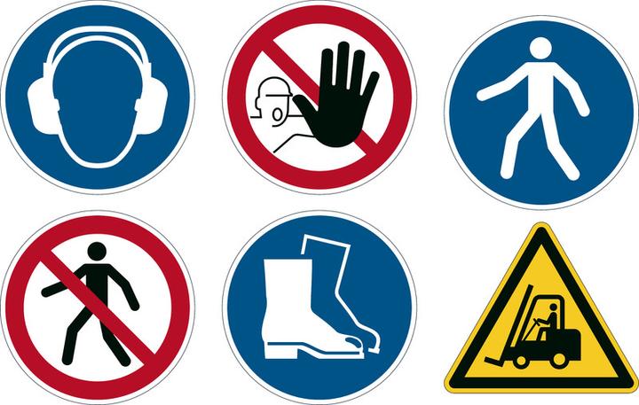 Actual product image Durable Signal stickers for the floor