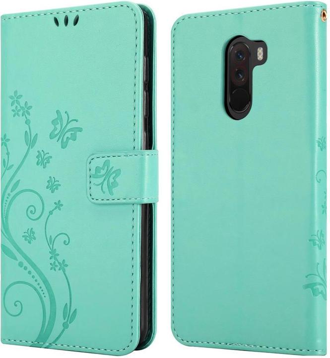 Actual product image Cadorabo Flower Book Cover (Xiaomi Pocophone F1)