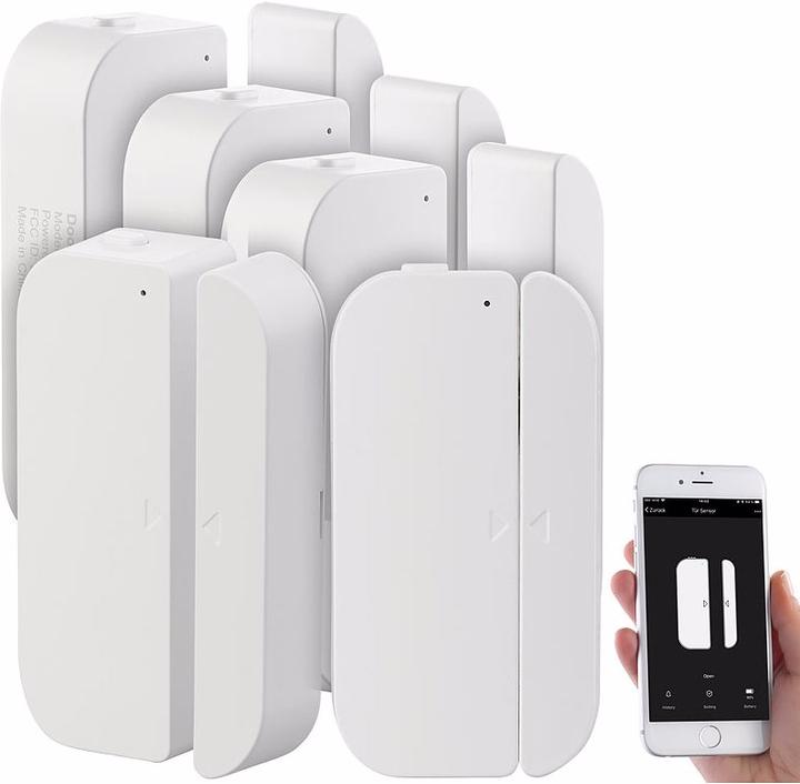 Produktbild Luminea 5er-Set WiFi Tür & Fensteralarm