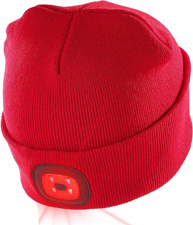 Produktbild Lunartec Strickmütze mit LEDs