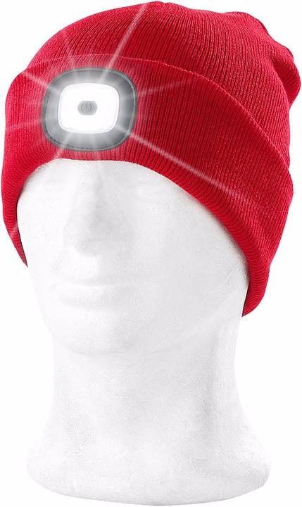 Produktbild Lunartec Strickmütze mit LEDs