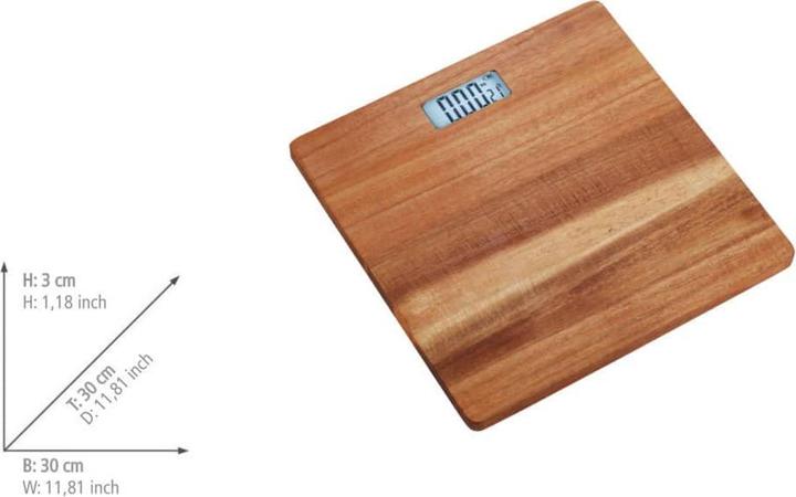 Immagine prodotto Wenko Bilancia personale acacia (0.18 kg)