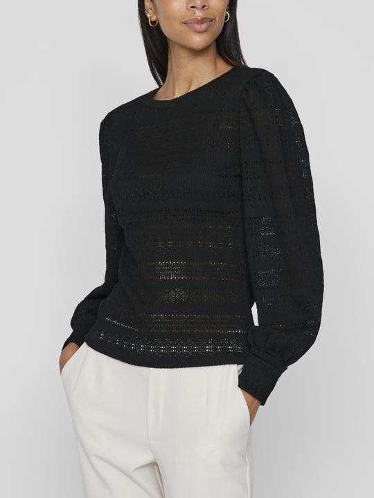 Actual product image Vila Round neck top with long sleeves (XL)