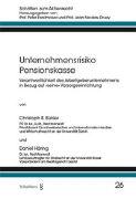 Produktbild Unternehmensrisiko Pensionskasse (Deutsch, Christoph B. Bühler, Daniel Häring, 2013)